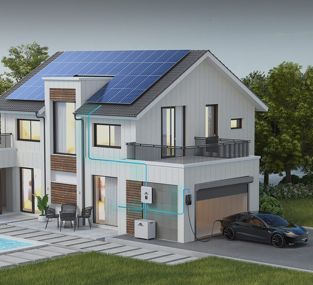 Household solar energy storage system