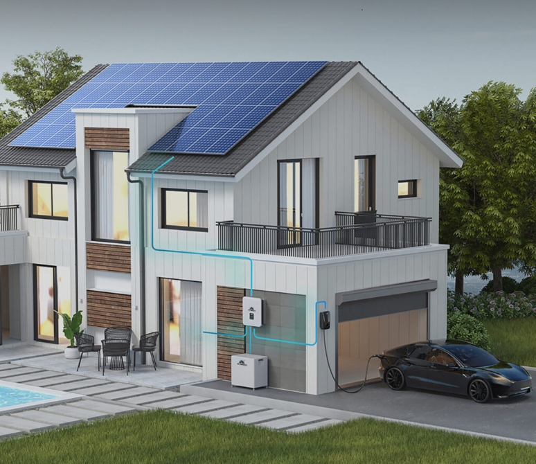 What is a residential Household solar energy storage system and how