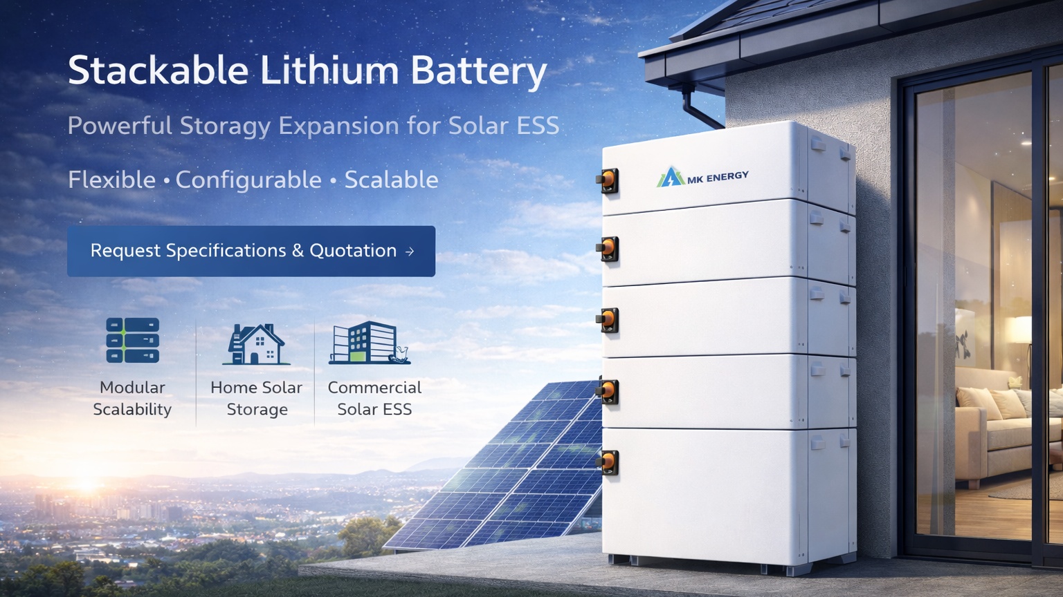 Stacked lithium battery