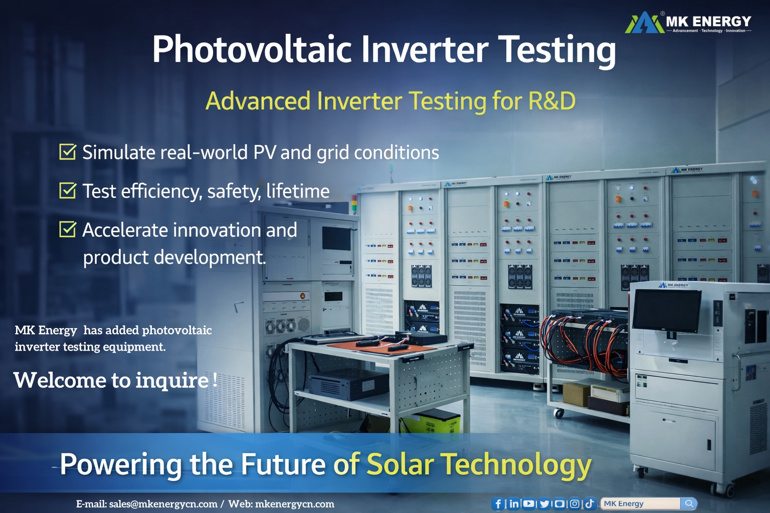 photovoltaic inverter testing equipment